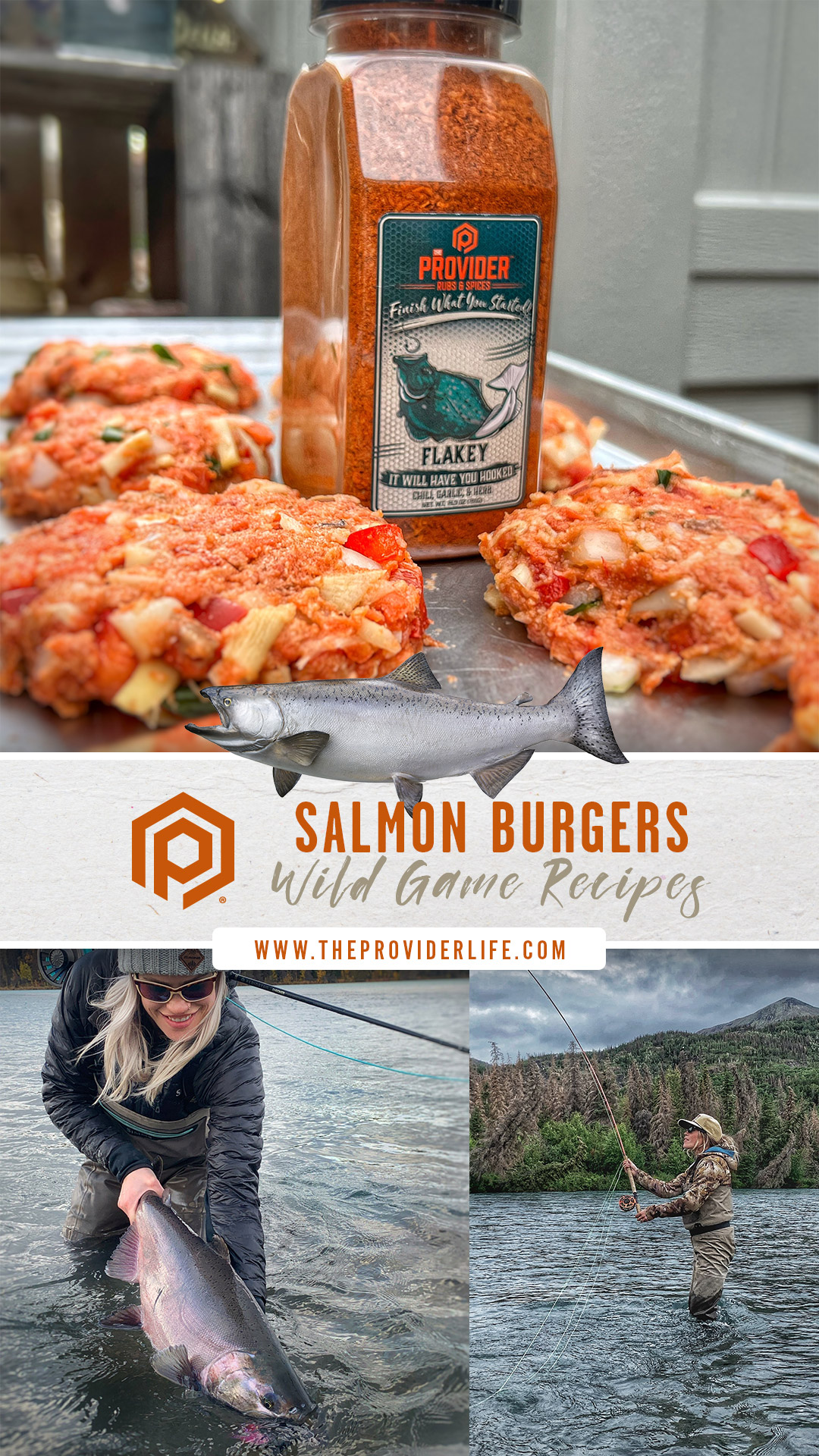Wild Alaska Salmon Burgers